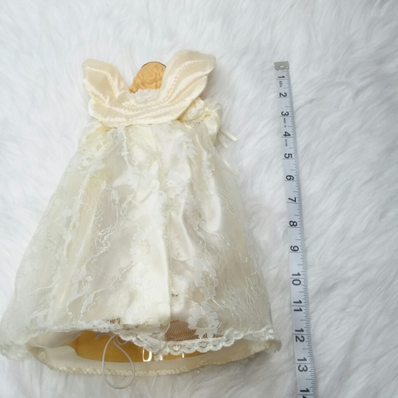 Vintage Angel Christmas Tree Topper Lighted Lace - Picture 11 of 15
